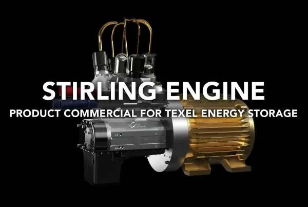Stirling Engine - TEXEL Energy Storage 3D Commercial by VIDEOMENTOR STUDIOS